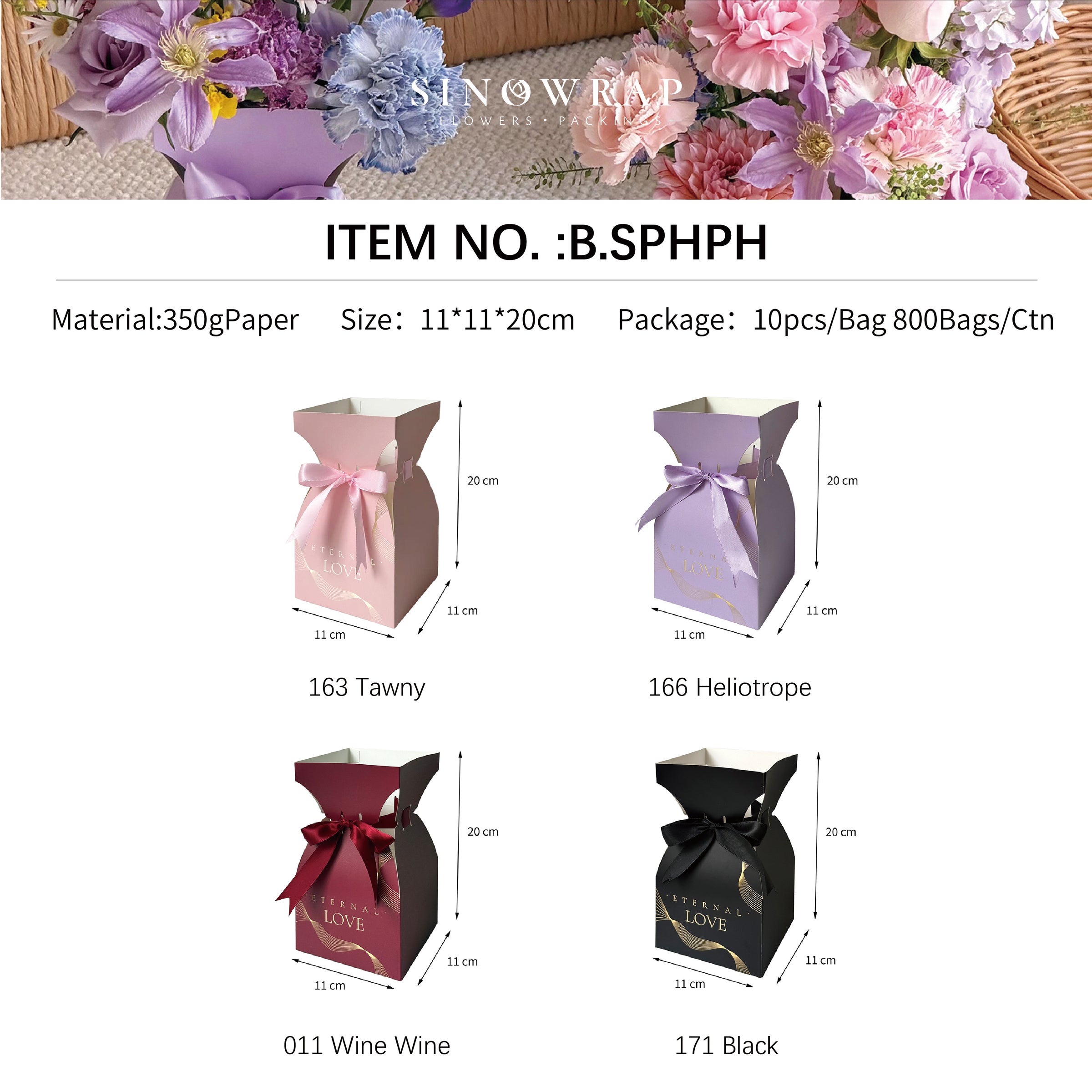 Flower Bouquet Box | Handheld Fresh Flower Gift Box - Paper Floral Packaging Box