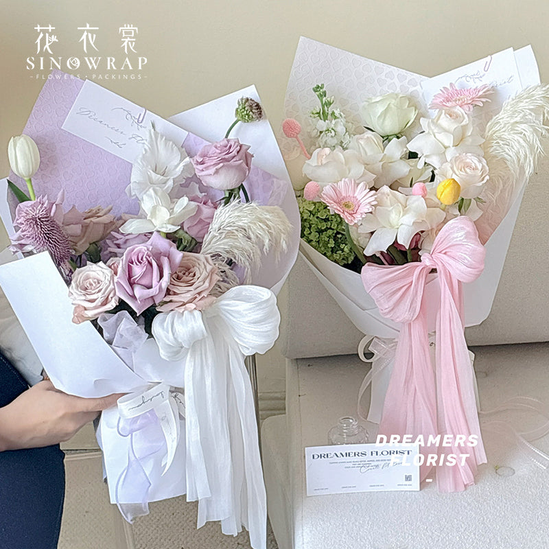 Floral Wrapping Paper For Flower Bouquets XQWL