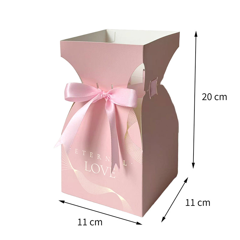 Flower Bouquet Box | Handheld Fresh Flower Gift Box - Paper Floral Packaging Box